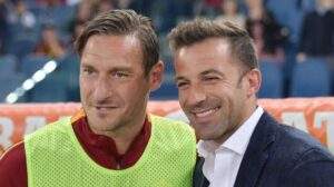 Totti si schiera: "Vedrei bene Del Piero come presidente FIGC. Un personaggio importante e pulito"