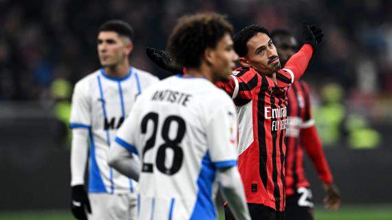 Il Milan vuole vincere la Coppa Italia. Prova di forza col Sassuolo: 6-1 e quarti di finale