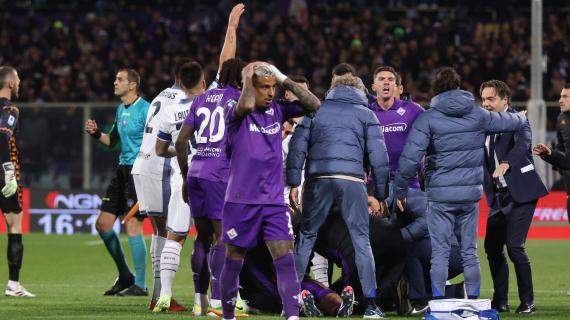 Bove crolla a terra e Fiorentina-Inter finisce nel panico. I primi aggiornamenti dall