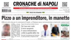 Cronache di Napoli: "Tegola pesantissima sulla testa del Napoli: Buongiorno infortunato"