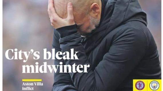 "Il tetro inverno del City": la prima pagina del The Observer Sport