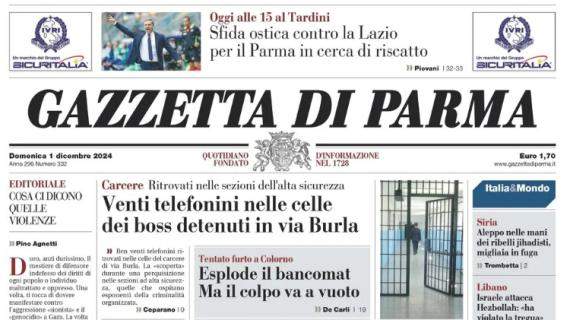 Gazzetta di Parma: "Sfida ostica contro la Lazio per il Parma in cerca di riscatto"