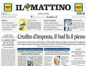 Il Mattino titola oggi: "Un mese senza Kvara". Brutto infortunio in casa Napoli