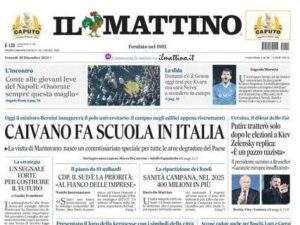 Il Mattino su Conte alle giovani leve del Napoli: "Onorate sempre questa maglia"