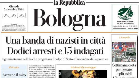 La Repubblica Bologna: "Senza Orsolini Italiano studia le mosse anti-Juve"