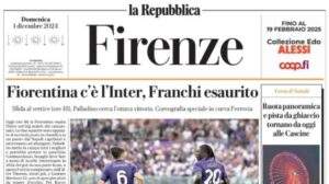 La Repubblica (ed. Firenze) in apertura: "Fiorentina c