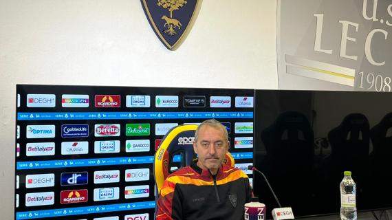 Lecce, la conferenza stampa di Giampaolo post Juve