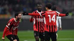 Milan schiacciasassi col Sassuolo: di forza ai quarti di Coppa Italia, a San Siro finisce 6-1