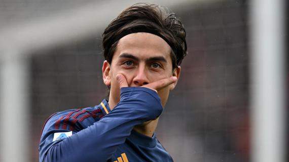 Roma, Dybala: "I 2 gol mi danno tanta fiducia. Testa al Milan, poi penseremo al derby"