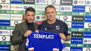 Semplici si presenta: "Qui per invertire il trend. Un orgoglio essere alla Sampdoria"