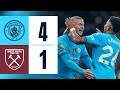 Manchester City vs West Ham 4:1