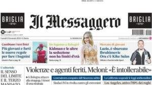 Il Messaggero: "Roma infinita: pari al 98