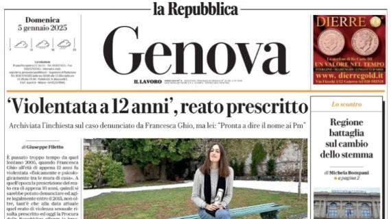 La Repubblica (ed. Genova): "Carica Genoa per un