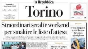 La Repubblica (ed. Torino): "Kolo Muani si prende la Juve ma il secondo tempo è fatale"