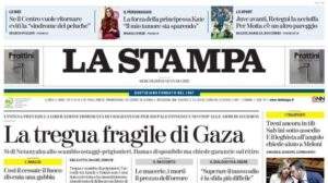 La Stampa titola: "Juve avanti, Retegui la riacciuffa. Per Motta un altro pareggio"