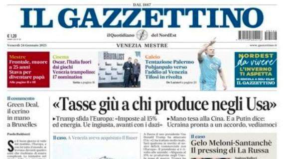 Il Gazzettino Veneto annuncia: "Pohjanpalo verso l