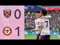 West Ham vs Brentford 0:1