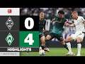 Borussia Moenchengladbach vs Werder Bremen 0:4