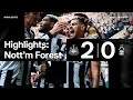 Newcastle vs Nottingham Forest 2:0