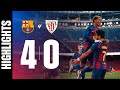 Barcelona vs Ath. Bilbao 4:0