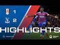 Fulham vs Crystal Palace 1:2