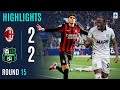 AC Milan vs Sassuolo 2:2